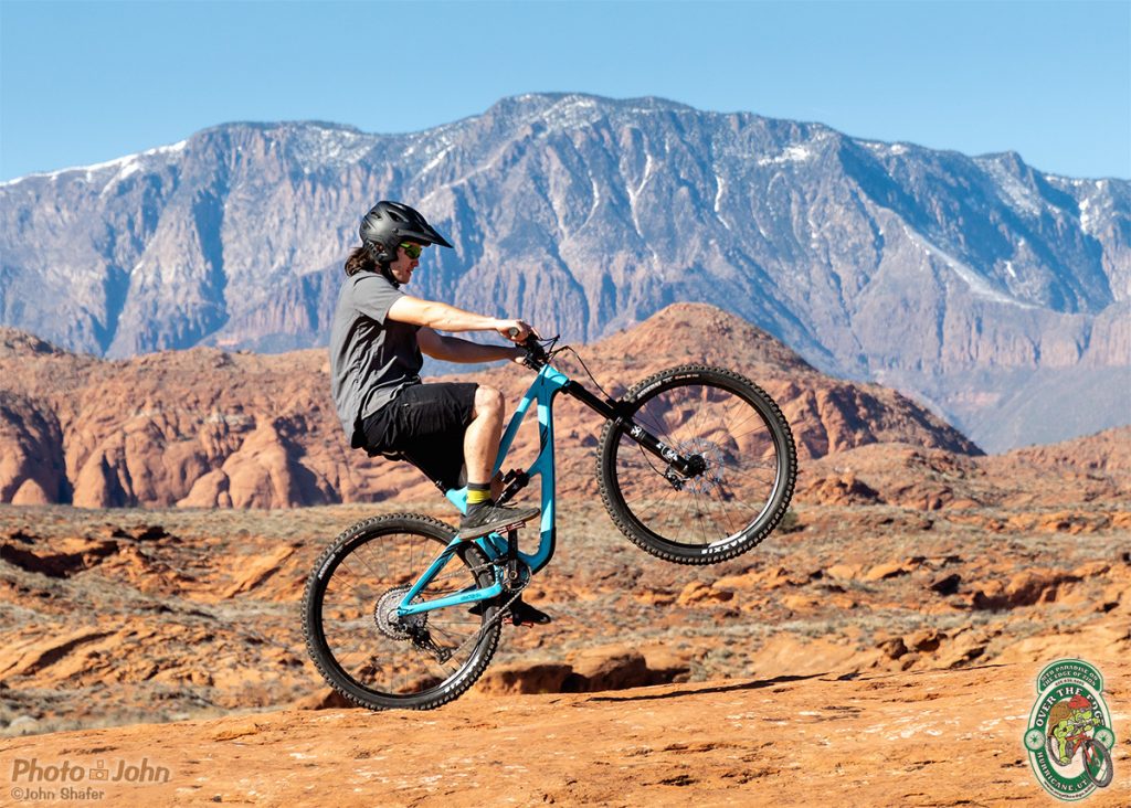 Southern Utah Mountain Bike Wheelie